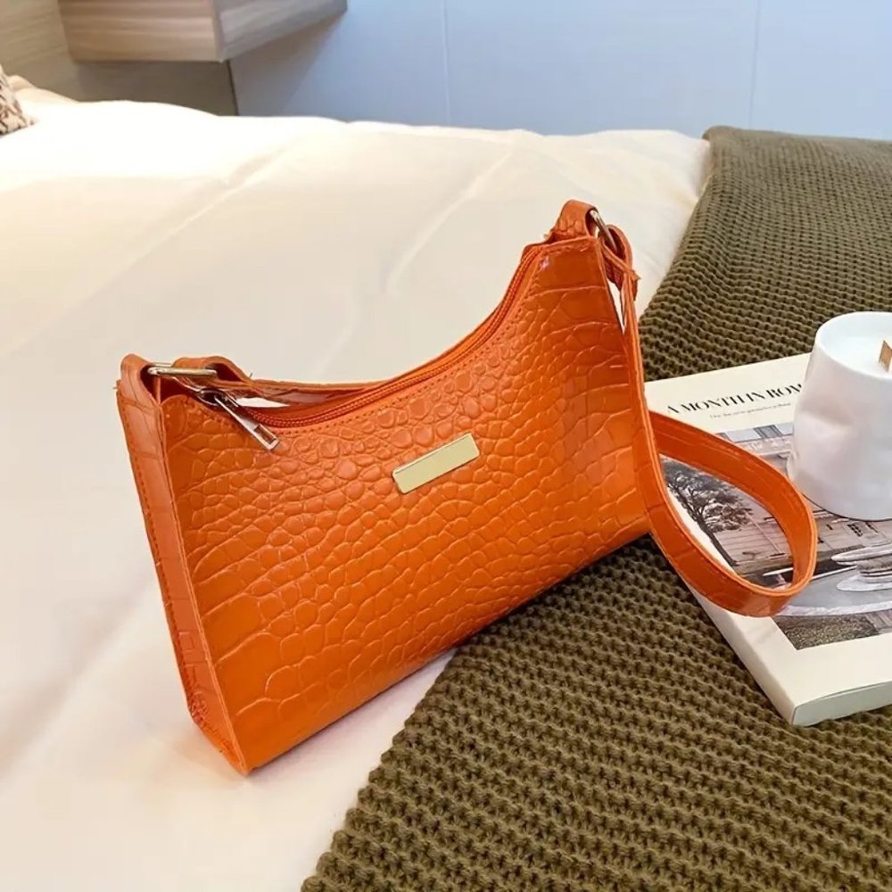 Travel Passions - Orange Shoulder Bag